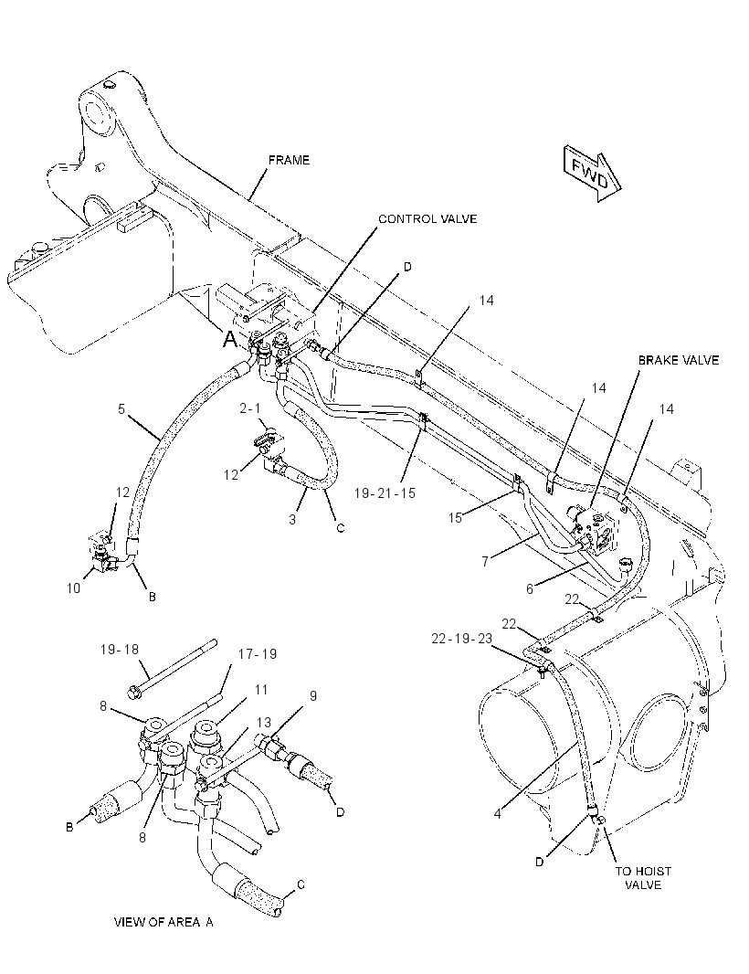 LINES GP-TRACTION CONTROL 2622059 CAT