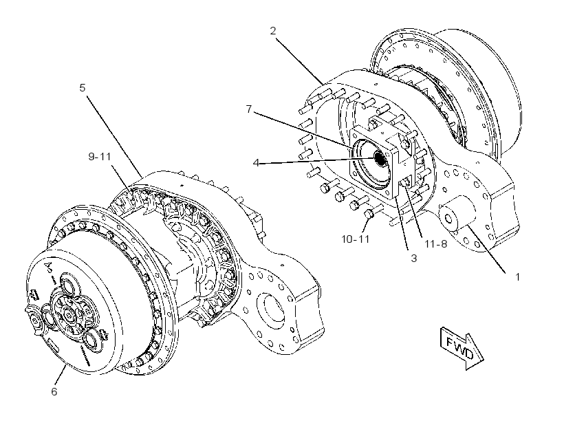 FINAL DRIVE & BRAKE GP 2943581 CAT