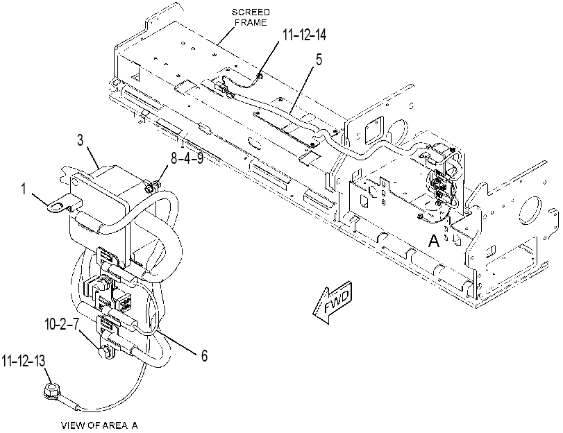 Проводка отопителя 3049103 CAT