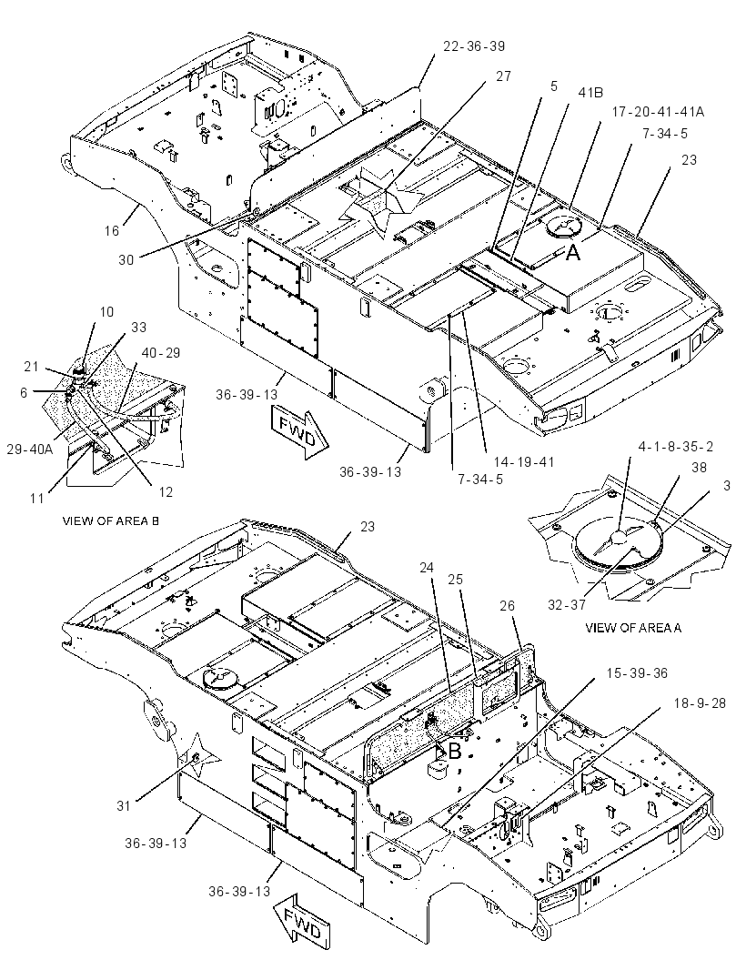 FRAME GP-MAIN 3597801 CAT
