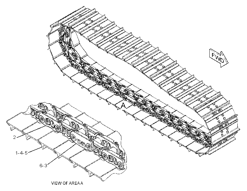 Гусеница 2352540 CAT