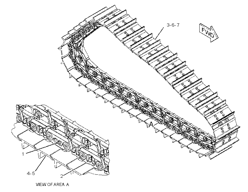 Гусеница 2660095 CAT