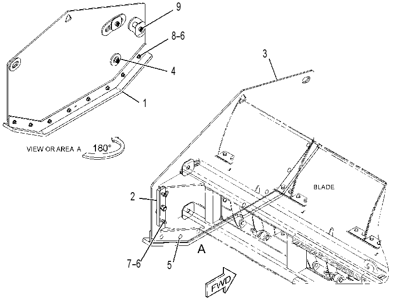 PLATE GP-SIDE 3856438 CAT