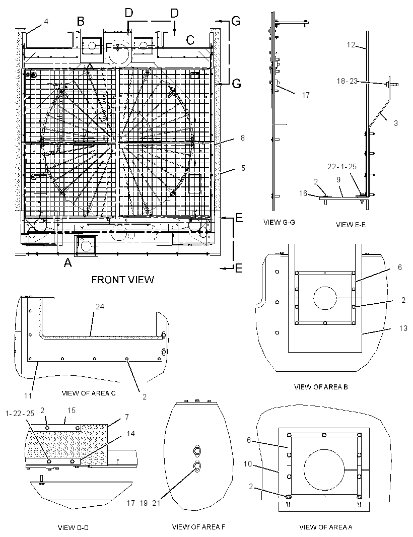 BAFFLE GP 3248713 CAT