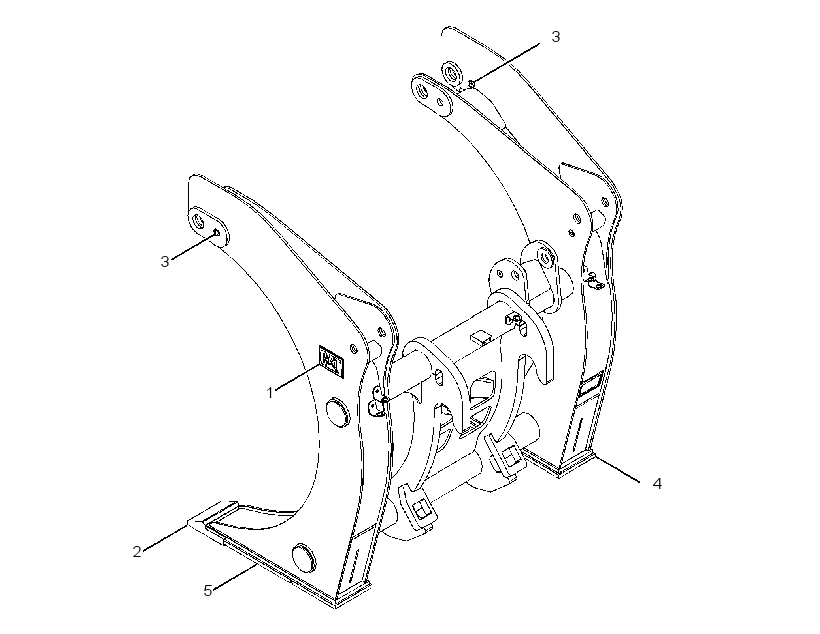 FRAME GP-FORK 3851429 CAT