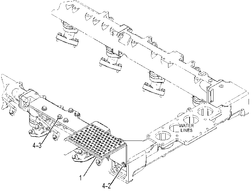 SHIELD GP-WATER MANIFOLD 3932236 CAT