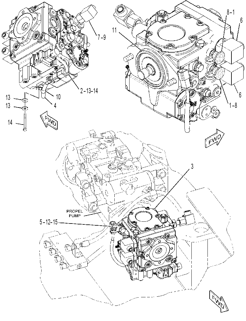 PUMP & MTG GP-VIBRATORY 3042102 CAT