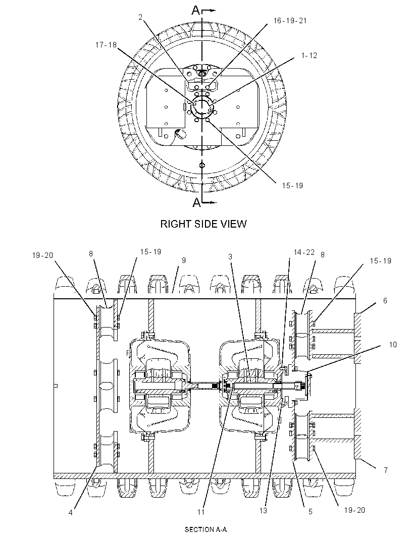 DRUM GP-DRIVE & VIBRATORY 2908651 CAT