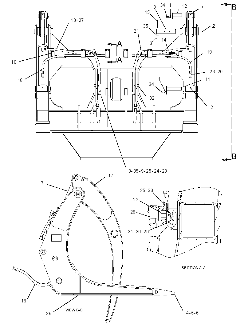 FORK GP-LOG 1927656 CAT