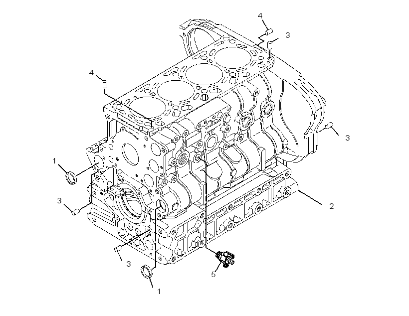 Блок цилиндров 3960923 CAT