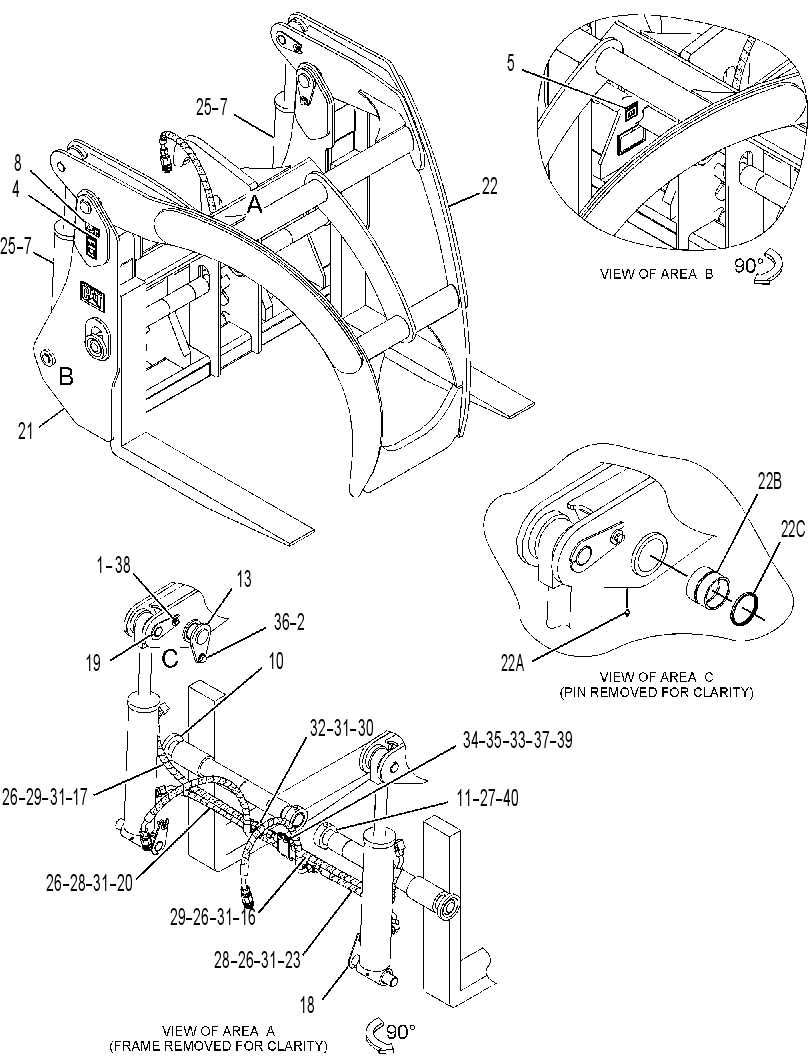 FORK GP-LOG & LUMBER 3808227 CAT