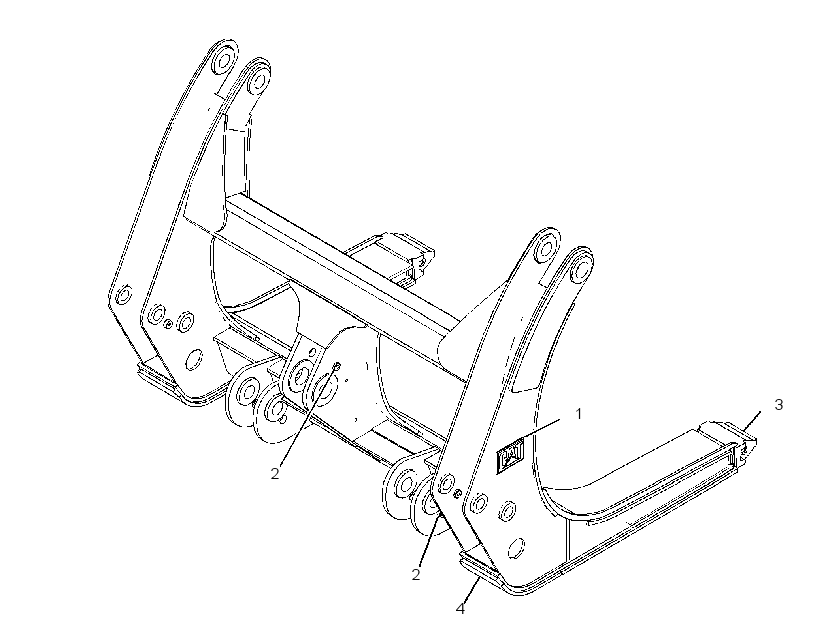 FRAME GP-FORK 1593646 CAT