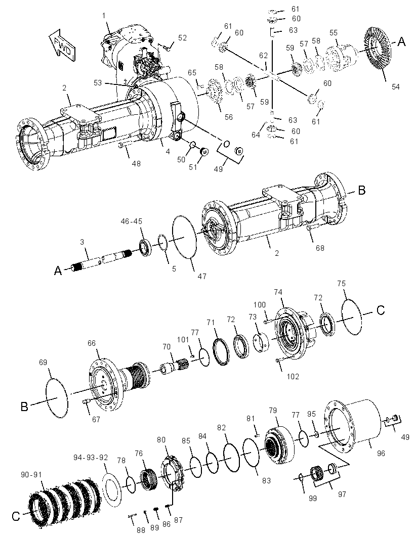 AXLE & TRANSMISSION AR 3311400 CAT