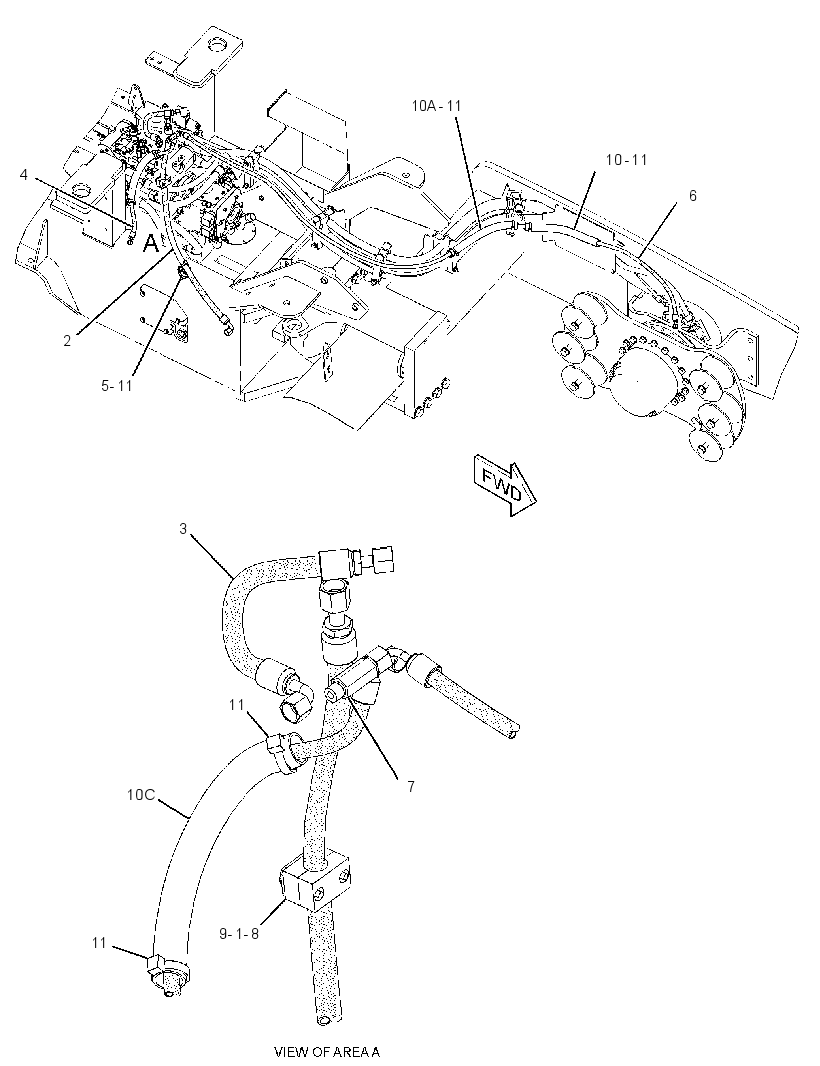 LINES GP-BRAKE & SHIFT 3042126 CAT