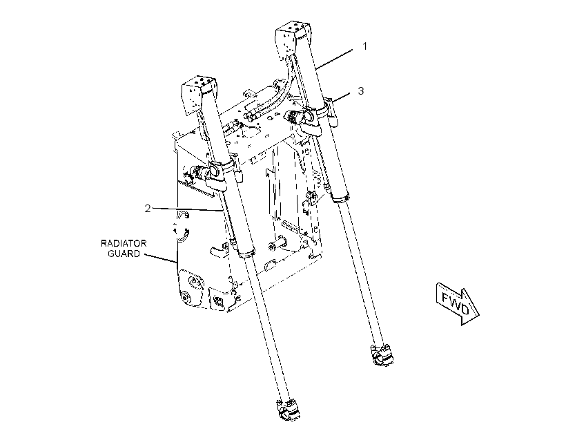 CYLINDER & LINES GP-LIFT 3814600 CAT