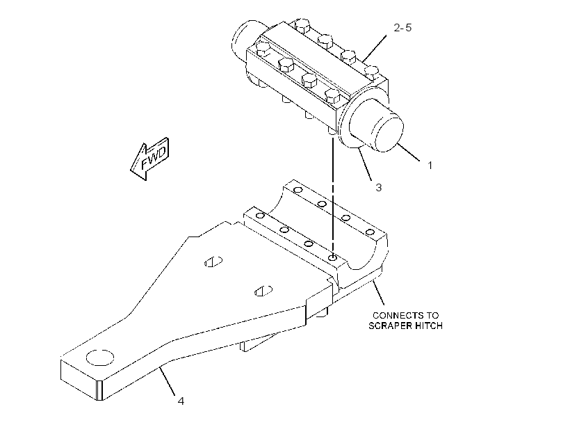HITCH GP-TOWING 3499812 CAT