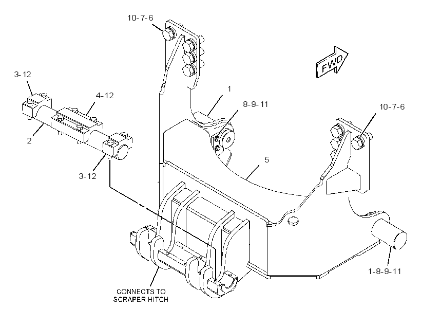 HITCH GP-TOWING 3505767 CAT