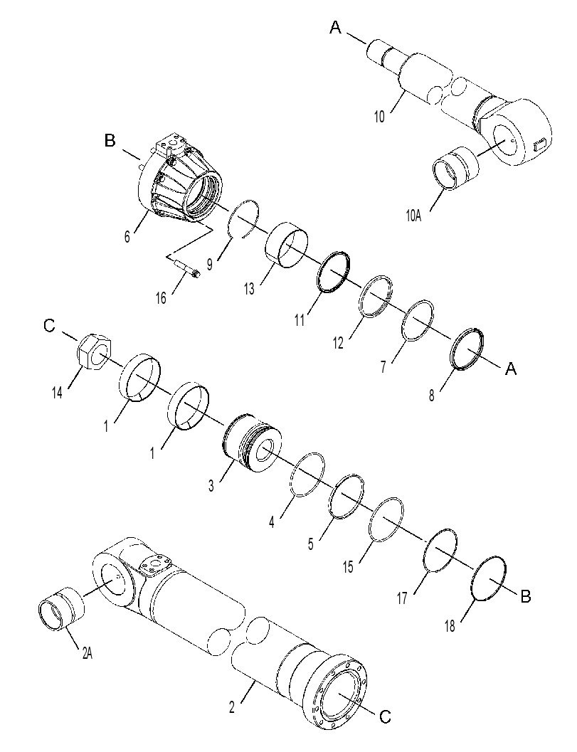 CYLINDER GP-MASTER 3744298 CAT