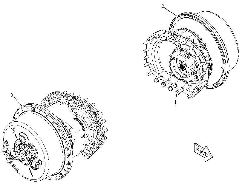 FINAL DRIVE & BRAKE GP 3728859 CAT