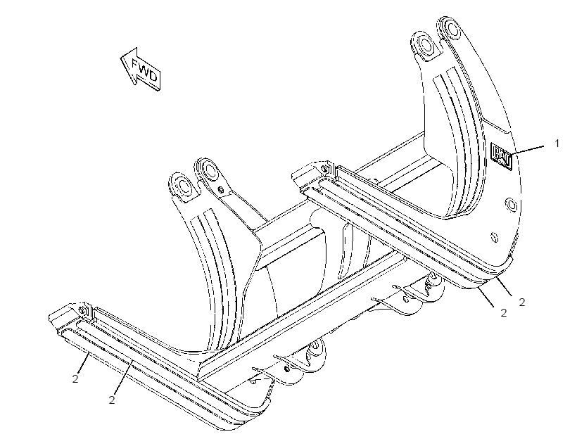 FRAME GP-FORK 3798907 CAT