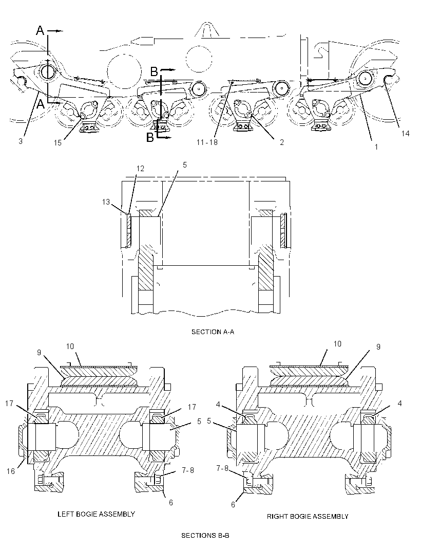 SUSPENSION GP-BOGIE 1558096 CAT