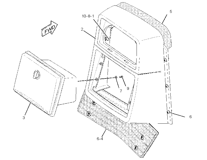 CONSOLE GP-FRONT 2142014 CAT
