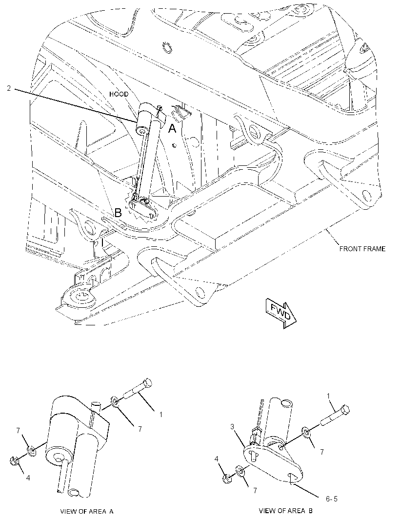 TILT GP-HOOD 2918972 CAT