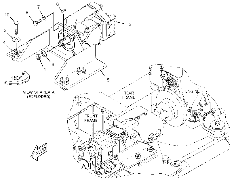 PUMP & MTG GP-STEERING 4348063 CAT