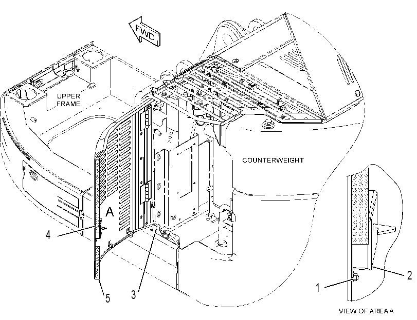 Дверь смотровая 3512964 CAT