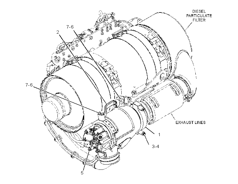 COMBUSTION & MTG GP-EXHAUST 3649010 CAT