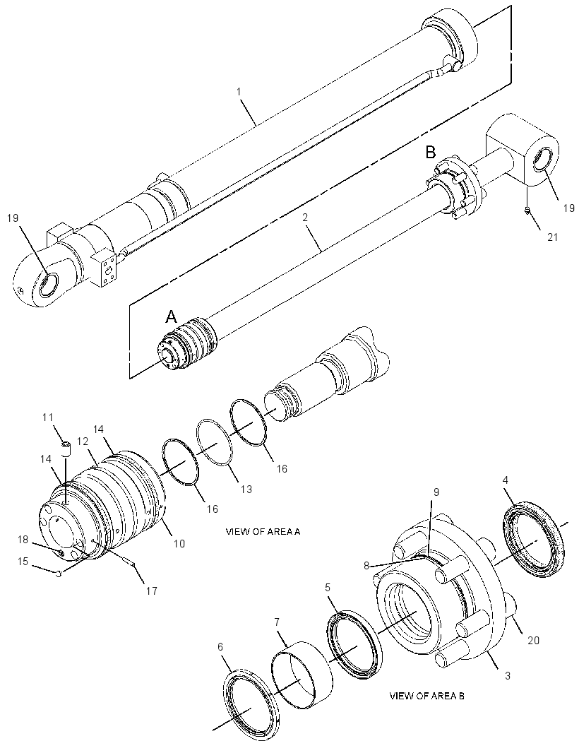 CYLINDER GP-THUMB 3785575 CAT
