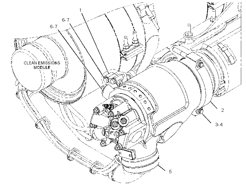 COMBUSTION & MTG GP-EXHAUST 3649020 CAT