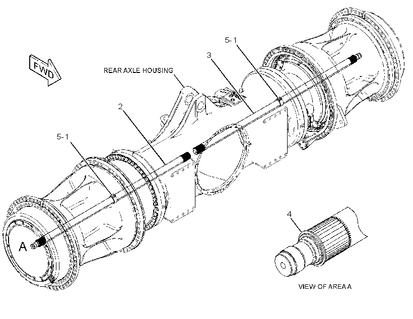 AXLE & MOUNTING GP 3106715 CAT