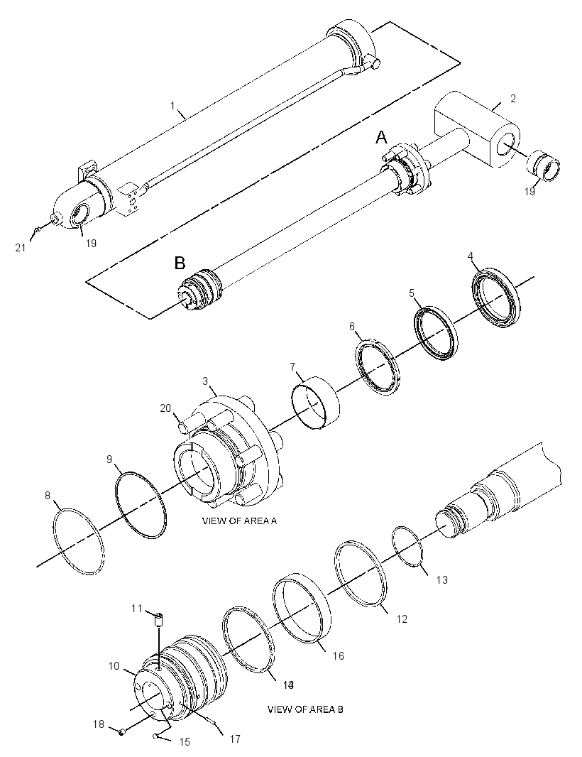 CYLINDER GP-THUMB 3785574 CAT