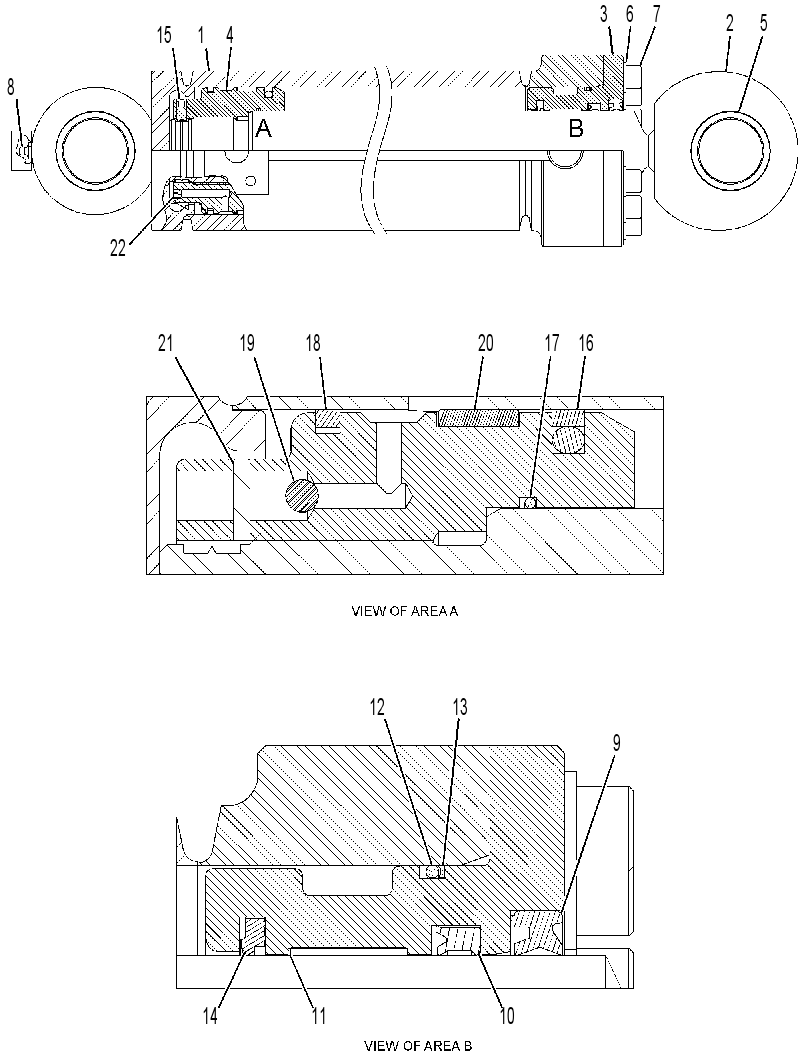CYLINDER GP-THUMB 3909422 CAT