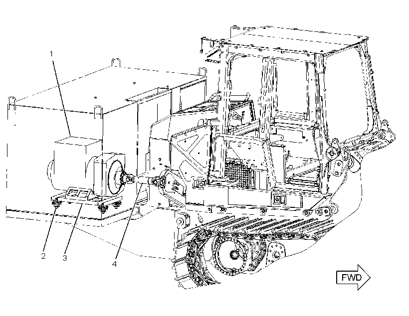 GENERATOR & MTG GP-POWER 3589967 CAT