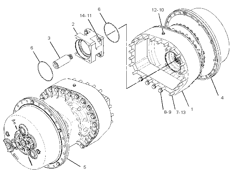 FINAL DRIVE & BRAKE GP 3691369 CAT