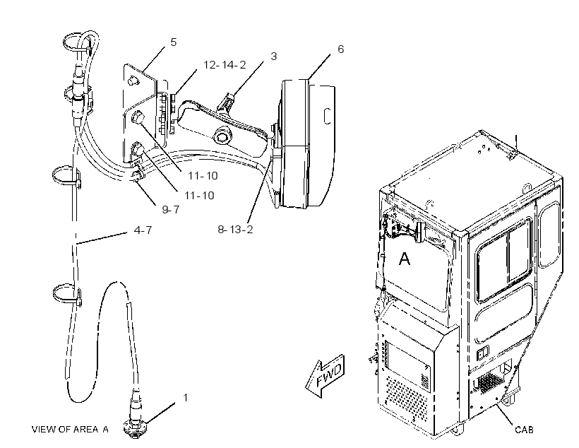 WIRING GP-OBJECT DETECTION 3392634 CAT