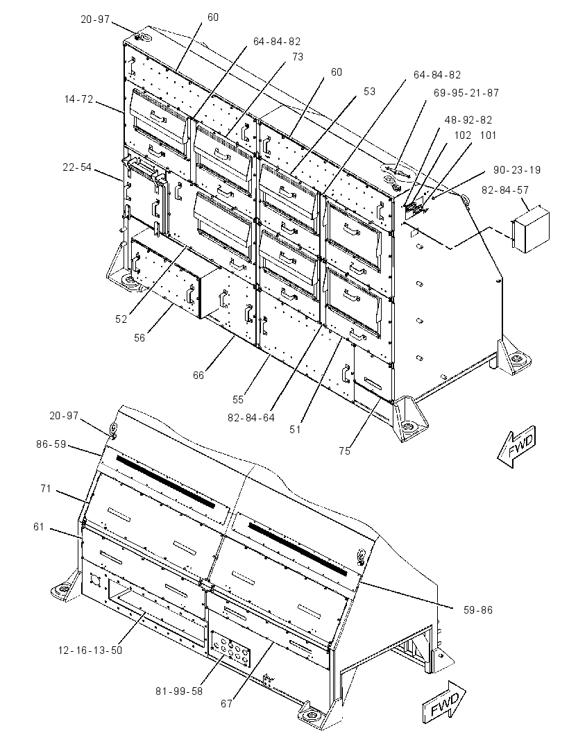 CABINET GP-INVERTER 3690543 CAT
