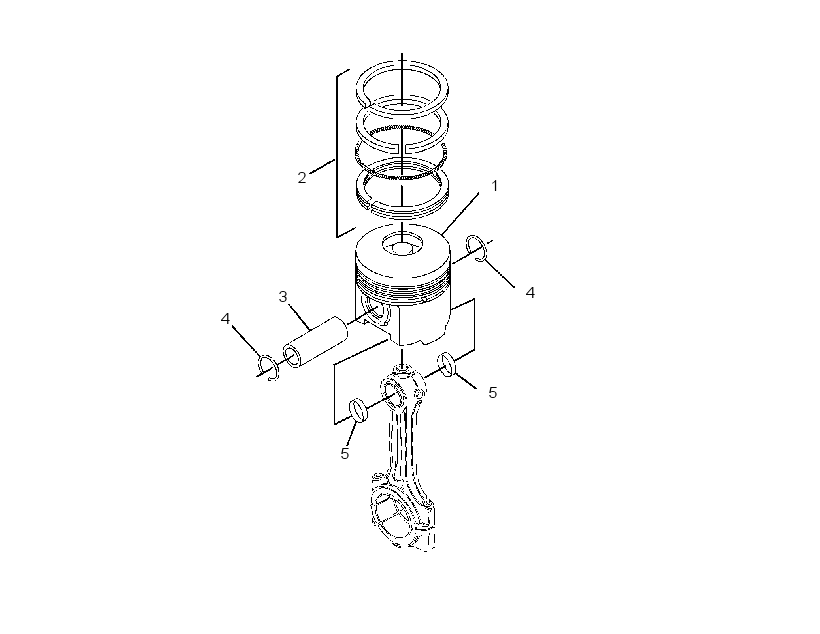 KIT-PISTON 3972508 CAT