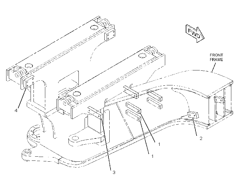 MOUNTING GP-SNOW WING 3377517 CAT