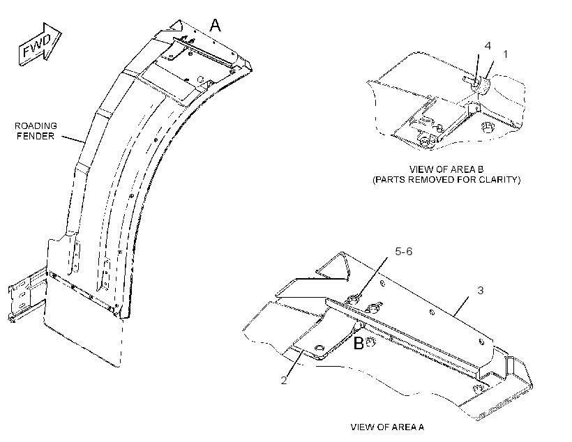SUPPORT GP-FENDER 3672584 CAT