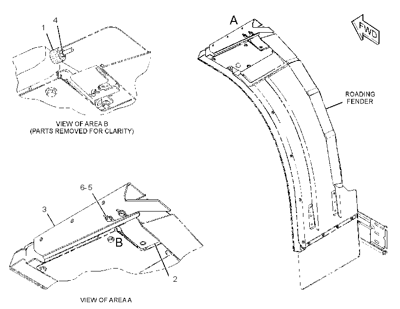 SUPPORT GP-FENDER 3672585 CAT