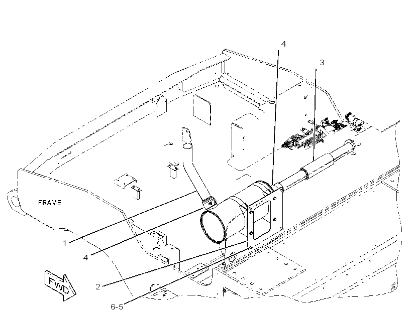 MOUNTING GP-MUFFLER 3485651 CAT