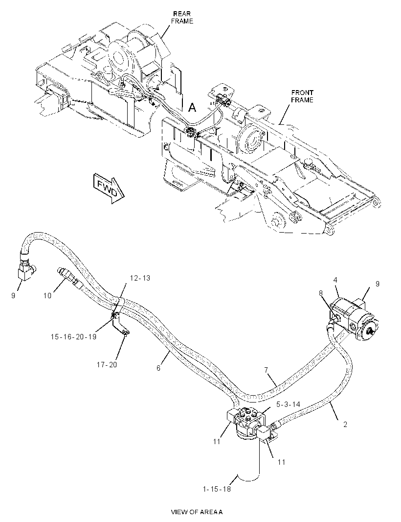 LINES GP-WINCH 3536865 CAT