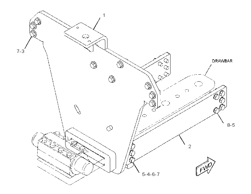 HITCH GP-TOWING 3647720 CAT