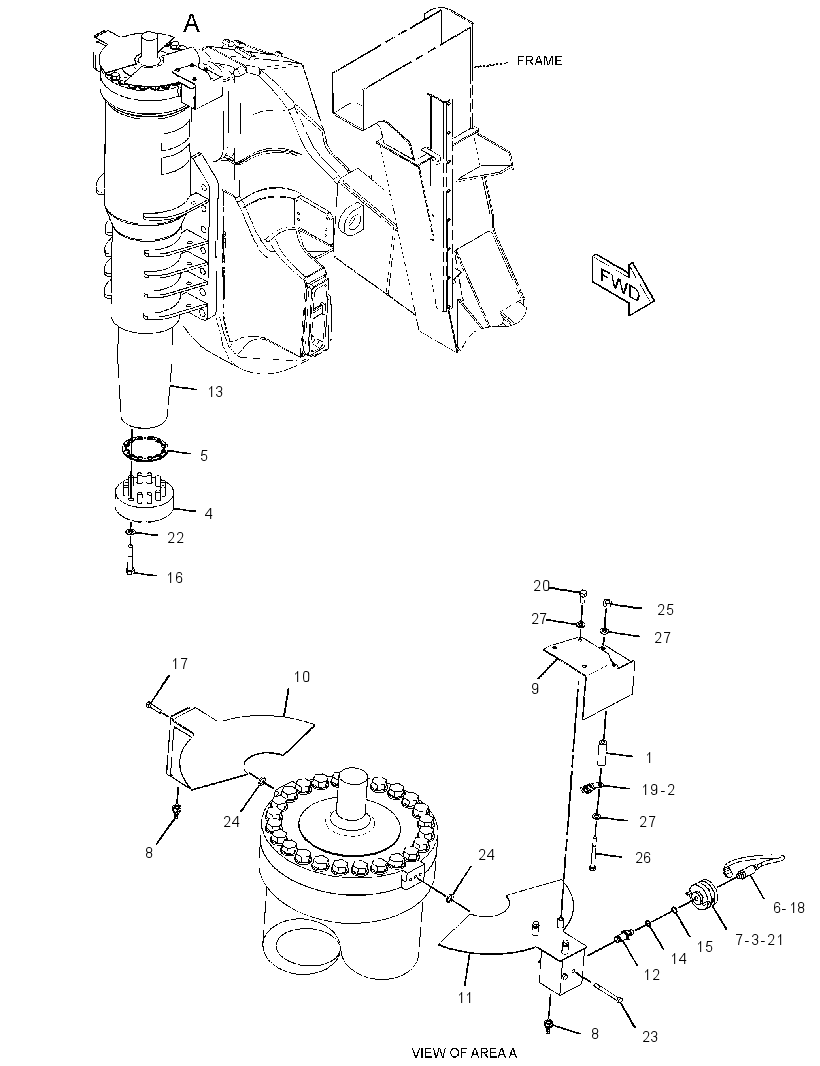 SUSPENSION & MTG GP-FRONT 3700006 CAT
