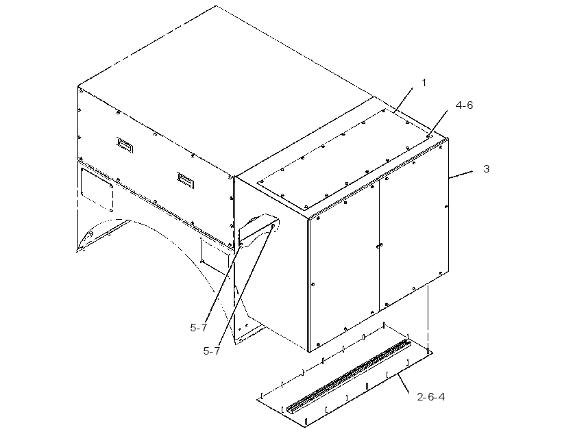 SUPPORT GP-GENERATOR BOX 3811000 CAT