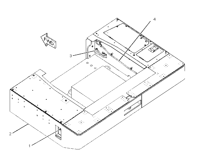 BUMPER AR-REAR 3536125 CAT