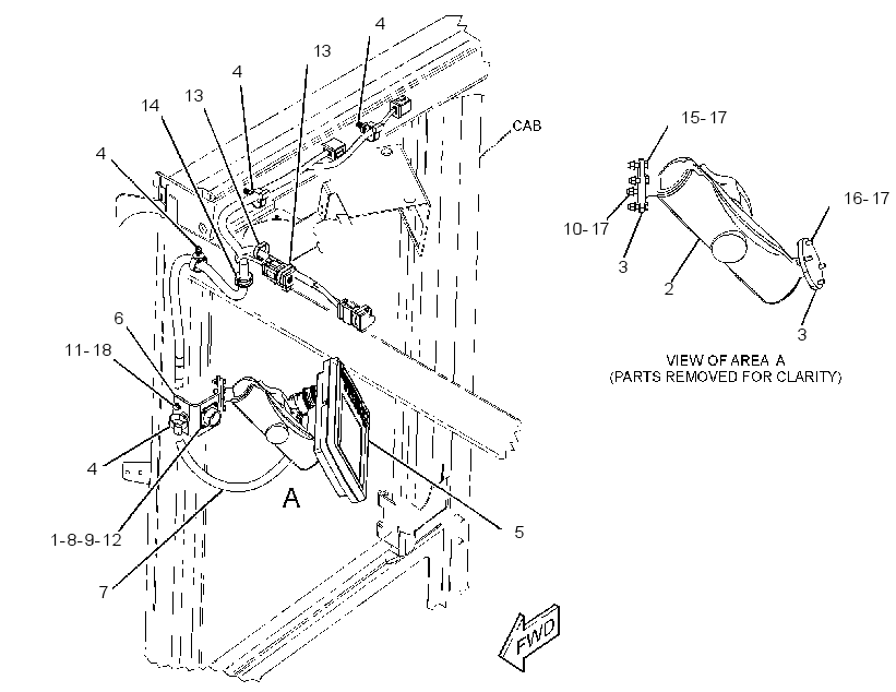 MOUNTING GP-MONITOR 3751608 CAT
